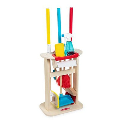 Melissa & Doug - Детски дървен комплект за почистване