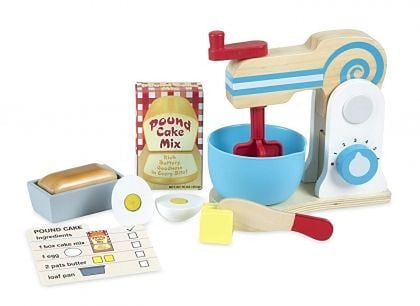 Melissa & Doug - Дървен миксер с аксесоари