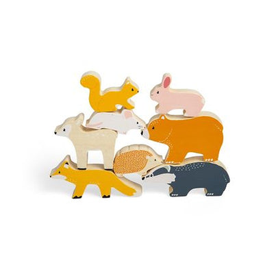Дървена игра за баланс горски животни - Bigjigs