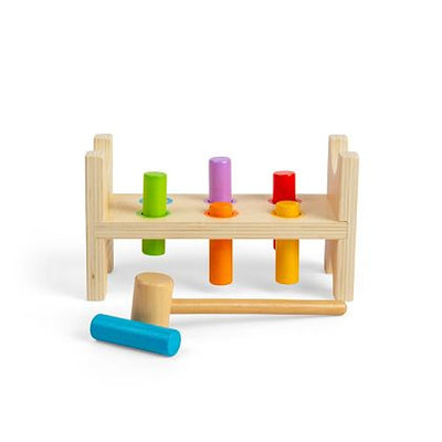 Bigjigs - Дървена детска игра с чукче
