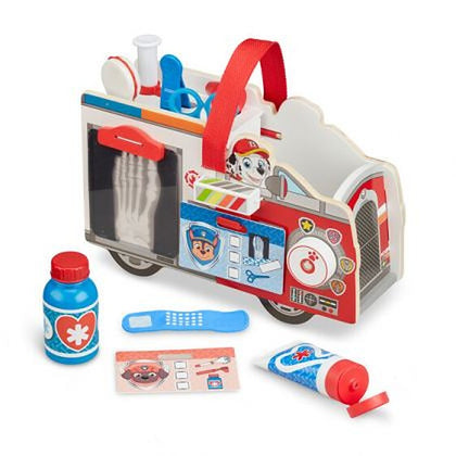 Melissa & Doug - Дървен спасителен комплект - Пес Патрул