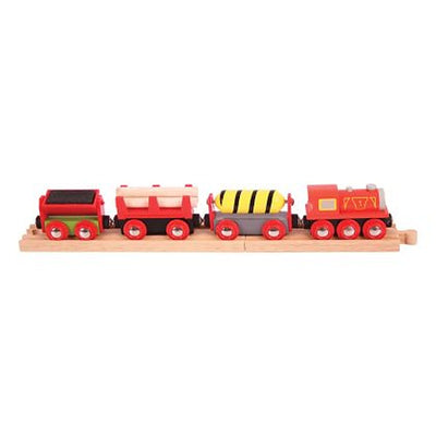 Товарно влакче с релси Supplies Train - BIGJIGS
