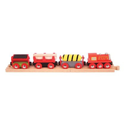 Товарно влакче с релси Supplies Train - BIGJIGS