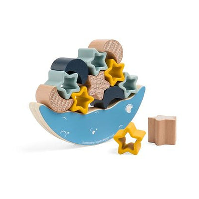Дървена балансна игра Луна - Bigjigs