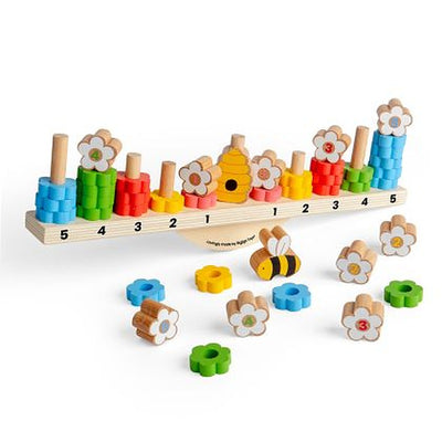 Дървена балансна игра - Пчелички Bigjigs